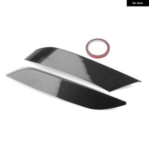 BMW フロントバンパー サイドエアベント スプリッター トリム F80 M3 F82 F83 M4 2014-2020 専用インテークフレームアッパースポイラー カバー - Carbon Fiber Look