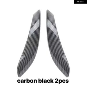 BMW インナーハンドルトリムカバー F30 3GT F80 F31 F32 F33 F34 F35 F36 3 4シリーズ プルハンドルアウター 2012-2019 カー - carbon black 2pcs