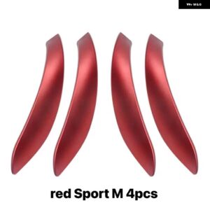 BMW インナーハンドルトリムカバー F30 3GT F80 F31 F32 F33 F34 F35 F36 3 4シリーズ プルハンドルアウター 2012-2019 カー - red Sport M 4pcs