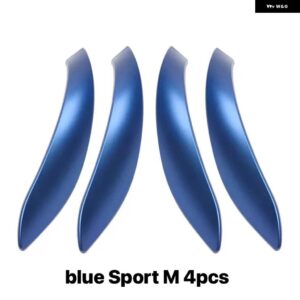 BMW インナーハンドルトリムカバー F30 3GT F80 F31 F32 F33 F34 F35 F36 3 4シリーズ プルハンドルアウター 2012-2019 カー - blue Sport M 4pcs