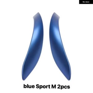 BMW インナーハンドルトリムカバー F30 3GT F80 F31 F32 F33 F34 F35 F36 3 4シリーズ プルハンドルアウター 2012-2019 カー - blue Sport M 2pcs