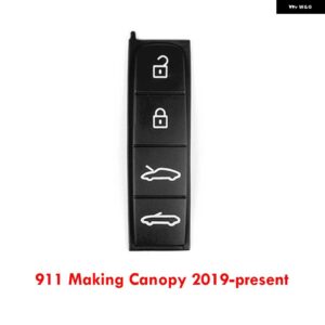 ポルシェ リモートキーシェルゴムパッド カイエン 9YA マカン 911 ボクスターケイマン パナメーラ 971 718 シリコーンキーボタン 交換 - Model F