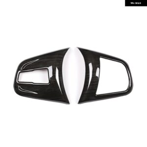 BMW ABS カーボンスタイル X1 X2 F48 F47 1 シリーズ F40 2 シリーズ アクティブツアラー F45 F45 ステアリング ホイール ボタン フレーム トリム カバー - Black Wood Grain