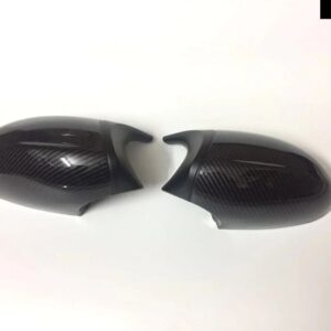 BMW 1 3 シリーズ E81 E82 E87 E88 E90 E91 E92 E93 サイドウイングミラーカバー リアビューキャップブラックタイプ - Carbon Fiber
