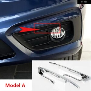 BMW ABS 2 シリーズ アクティブ ツアラー F45 F46 2015-2017 フロントリア フォグライト 装飾 カバー トリム グリル 装飾 ストリップ - Style A