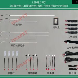 BMW 3GT F34 4 シリーズ F32 F33 F36 2010-2019 ドア足元 ダッシュボード 装飾 ランプ LED アプリ 制御 ネオンアンビエントライト - CIC