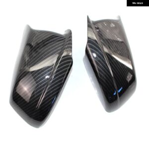 BMW ブラックミラーカバー 5 シリーズ F10/F11/F18 PRE-LCI 11-13 ミラーキャップ交換用サイドミラーキャップ リアドアウイングリア- - Bright Black