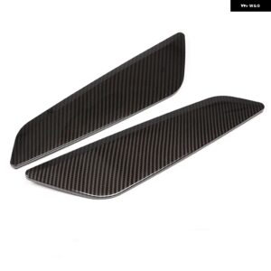 BMW 5 シリーズ G30 G31 2017-22 車体フロントフェンダーサイドエアベントアウトレットカバー トリム 装飾 ステッカー - carbon fiber