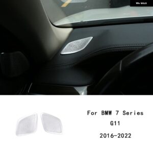 BMW 合金 7 シリーズ F01 F02 F03 G11 2009-2022 ドアステレオスピーカーカバー トリム ステッカー 自動車 - style 5