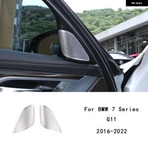 BMW 合金 7 シリーズ F01 F02 F03 G11 2009-2022 ドアステレオスピーカーカバー トリム ステッカー 自動車 - style 4