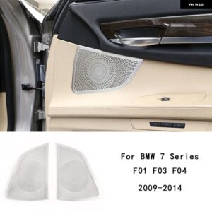 BMW 合金 7 シリーズ F01 F02 F03 G11 2009-2022 ドアステレオスピーカーカバー トリム ステッカー 自動車 - Style 1