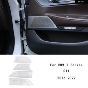 BMW 合金 7 シリーズ F01 F02 F03 G11 2009-2022 ドアステレオスピーカーカバー トリム ステッカー 自動車 - style 3