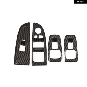 BMW ABS カーボン窓ガラスリフトスイッチ ボタンコントロールパネルフレームカバー トリム 7 シリーズ G11 F01 2009-2018 - G11 2016-2018