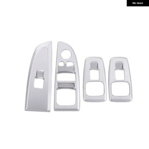 BMW ABS カーボン窓ガラスリフトスイッチ ボタンコントロールパネルフレームカバー トリム 7 シリーズ G11 F01 2009-2018 - G11 2016-20183