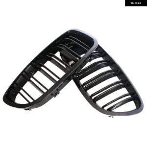 BMW グリル グリル キドニースポーツ F10 F18 F02 F11 M5 10-15 デュアルスラット - Double Line Black