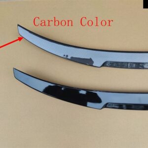 BMW F30 3 シリーズ F80 F35 2012-18 ABS テール トランク ウイング デコレーション M4 スタイル カラー リア リップ スポイラー - carbon color