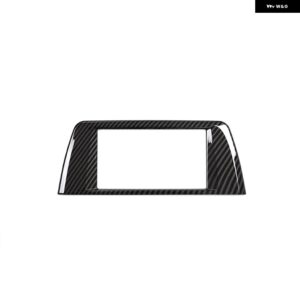 BMW ABS カーボン X1 F48 2016-2019 カーセンターコンソール GPS ナビゲーション画面 装飾 フレームカバー トリム自動車 - carbon fiber
