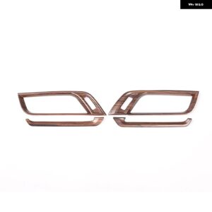 BMW 4個 ABS カーボン X1 F48 X2 F47 2016-2021 センターコンソール サイドエアコンベントトリムフレームカバー - Pine wood grain