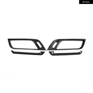 BMW 4個 ABS カーボン X1 F48 X2 F47 2016-2021 センターコンソール サイドエアコンベントトリムフレームカバー - Carbon Fiber