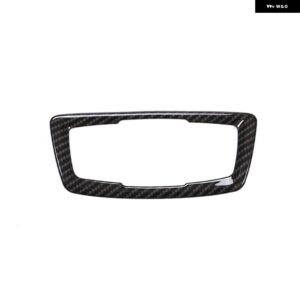 BMW ABS カーボン ヘッドライト スイッチ ボタンフレームカバー ステッカー トリム X1 F48 X2 F47 2016-2022 1 シリーズ F20 F22 2016-2019 - carbon fiber