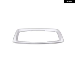 BMW ABS カーボン ヘッドライト スイッチ ボタンフレームカバー ステッカー トリム X1 F48 X2 F47 2016-2022 1 シリーズ F20 F22 2016-2019 - Silver