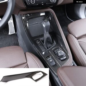 BMW X1 F48 X2 F47 2016-2022 LHD ABS 1個 コンソールギアシフトパネル 装飾 カバー トリム - Carbon Fiber-B