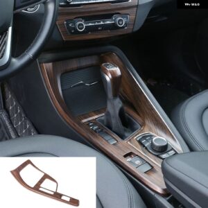 BMW X1 F48 X2 F47 2016-2022 LHD ABS 1個 コンソールギアシフトパネル 装飾 カバー トリム - Pine wood grain A