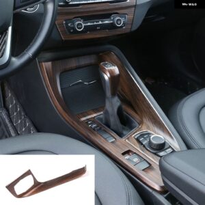 BMW X1 F48 X2 F47 2016-2022 LHD ABS 1個 コンソールギアシフトパネル 装飾 カバー トリム - Pine wood grain B