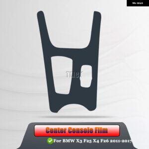 BMW X3 F25 G01 X4 F26 G02 2011-2020 ドアセンターコンソール ギアフィルムセントラルエアコンナビゲーション TPU プロテクターフィルム - For X3 X4 11-17