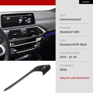 BMW X3 G01 X4 G02 インテリア トリム アルカンターラ ラップカバー M パフォーマンス ステッカー ダッシュボード パネル 装飾 - Alcantara 6678