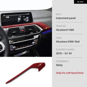 BMW X3 G01 X4 G02 インテリア トリム アルカンターラ ラップカバー M パフォーマンス ステッカー ダッシュボード パネル 装飾 - Alcantara 9300
