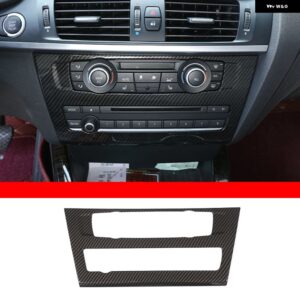 BMW X3 X4 F25 F26 2011-17 インテリア の詳細 カーボン ABS 集中 制御 エアコン ベント フレーム トリム カー - Style 1 LHD