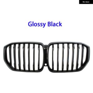 BMW X5 フロントキドニーグリルレーシンググリル X5 G05 2018-2020 グロス/マットブラックグリル自動車 - Gloss Black