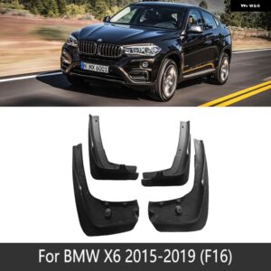 BMW マッドフラップ X6 E71 F16 2008 2019 フェンダー マッドガード フラップ マッドガード 2009 2010 2011 2013 2014 2015 2018 - 2015-2019 F16