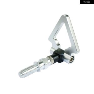 BMW 牽引フック ヨーロッパ車トレーラーレーシングネジアルミ CNC トライアングルリング牽引牽引フック YC100972 - Silver