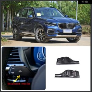 BMW ABS カーボンステアリングロッドカバー ワイパーレバートリム 汎用 X2/3/5 F15 F25 F45 F07 F32 F34 F01 F06 - SUV 1