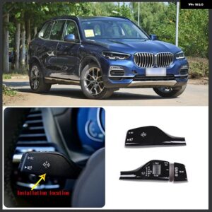 BMW ABS カーボンステアリングロッドカバー ワイパーレバートリム 汎用 X2/3/5 F15 F25 F45 F07 F32 F34 F01 F06 - SUV 2
