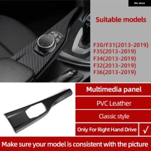 BMW カーボン M パフォーマンスカーマルチメディアボタンパネルカバー トリム シリーズ 3 4 F30 F31 F35 F34 F32 F36 F33 - Classic RHD