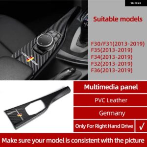 BMW カーボン M パフォーマンスカーマルチメディアボタンパネルカバー トリム シリーズ 3 4 F30 F31 F35 F34 F32 F36 F33 - M RHD