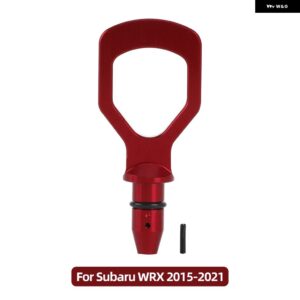 スバル アルミオイルディップスティックプルハンドル WRX ハイブリッド EX-L トゥーリン 2015-2021 エンジン オイルプルハンドル - Red