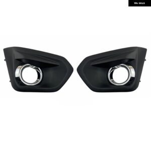 スバル インプレッサ 2012 2013 2014 フロントバンパー フォグライト ランプベゼルカバー クローム ABS フロントバンパー カバ - Cover 2PCS