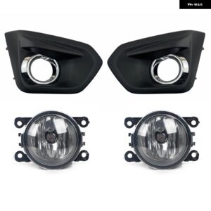 スバル インプレッサ 2012 2013 2014 フロントバンパー フォグライト ランプベゼルカバー クローム ABS フロントバンパー カバ - 4 pcs