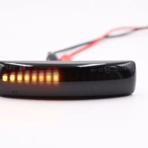 ランドローバー ペアアンバー車 LED サイドマーカー ライト レンジローバー スポーツディスカバリー LR3 LR4 フリーランダー LR2 ウィンカーランプ - Dynamic