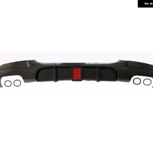 BMW リアバンパー スポイラー リップ E90 ディフューザー LED 付きブレーキライト付き 2005-2012 交換部品 - E90 E91 Bright black2