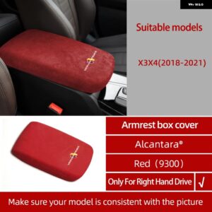 BMW アルカンターララップ X3 G01 X4 G02 M パフォーマンスカーアームレストボックス パネル ABS カバー インテリア トリム ステッカー
