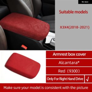 BMW アルカンターララップ X3 G01 X4 G02 M パフォーマンスカーアームレストボックス パネル ABS カバー インテリア トリム ステッカー
