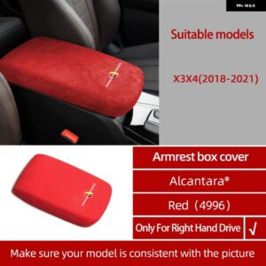 BMW アルカンターララップ X3 G01 X4 G02 M パフォーマンスカーアームレストボックス パネル ABS カバー インテリア トリム ステッカー
