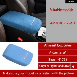BMW アルカンターララップ X3 G01 X4 G02 M パフォーマンスカーアームレストボックス パネル ABS カバー インテリア トリム ステッカー