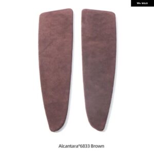 BMW アルカンターラ ドアアームレスト 肘サポート パッド ステッカー F07 F10 F01 G11 M3 Z4 E89 X4 F25 F26 X5 X6 E70 F15 F16 - 6833 Dark Brown 2PCS