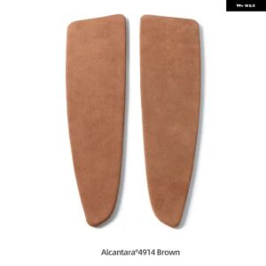 BMW アルカンターラ ドアアームレスト 肘サポート パッド ステッカー F07 F10 F01 G11 M3 Z4 E89 X4 F25 F26 X5 X6 E70 F15 F16 - 4914 Brown 2PCS